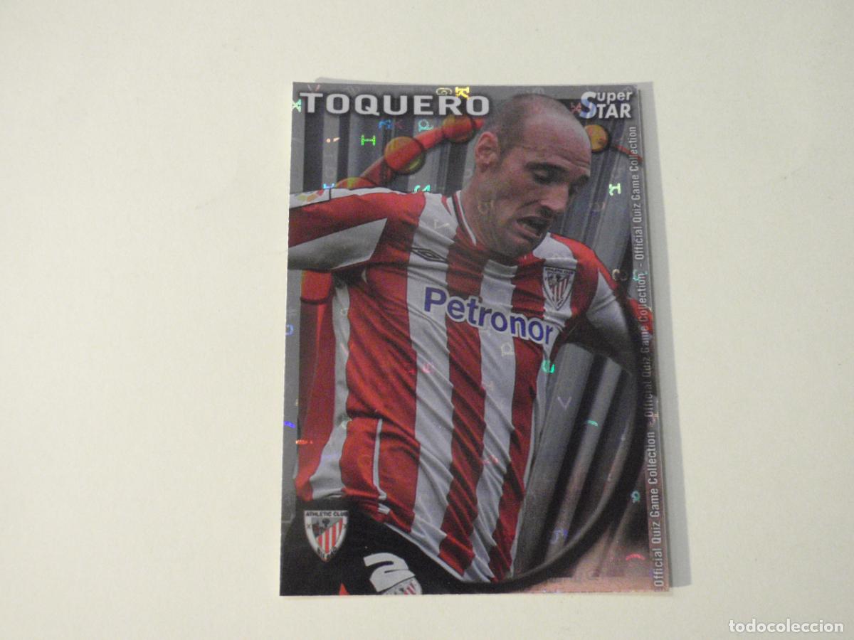 Figurine di Calcio: 215 TOQUERO Athl&eacute;tic SUPERSTAR LETRAS. MUNDICROMO 2010 2011. LAS FICHAS QUIZ DE LA LIGA 10 11