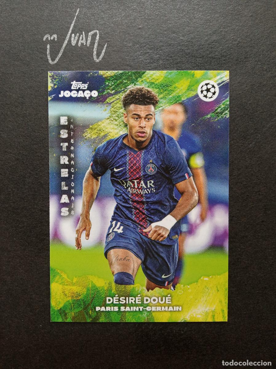 Figurine di Calcio: ESTRELAS INTERNACIONAIS DESIRE DOUE PARIS SAINT GERMAIN PSG ⚽ TOPPS &reg; JOGA&Ccedil;O BRASIL 2025 2026 25 26
