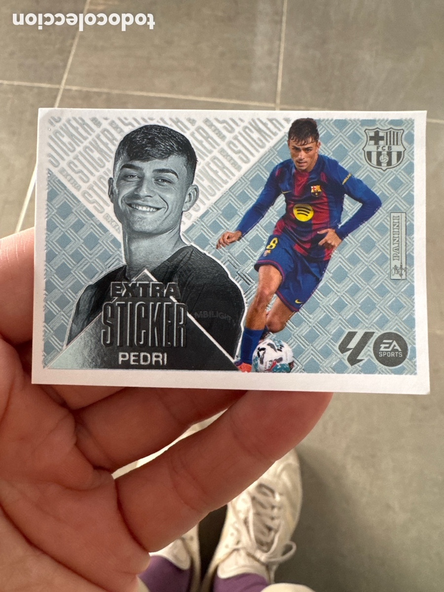 Cromos de Futebol: Extra Sticker Plata Pedri Colecci&oacute;n La Liga 2026-2027 Panini