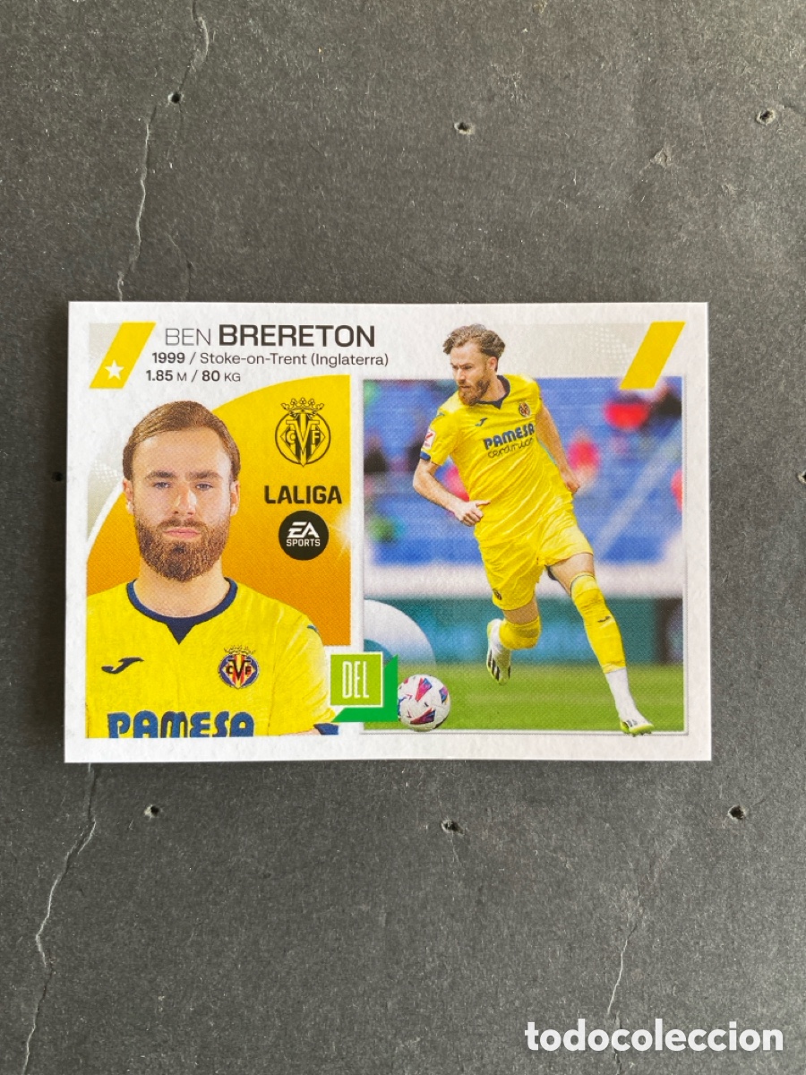 Cromos de f&uacute;tbol: Cromo liga 23/24 Villarreal N* 19 B