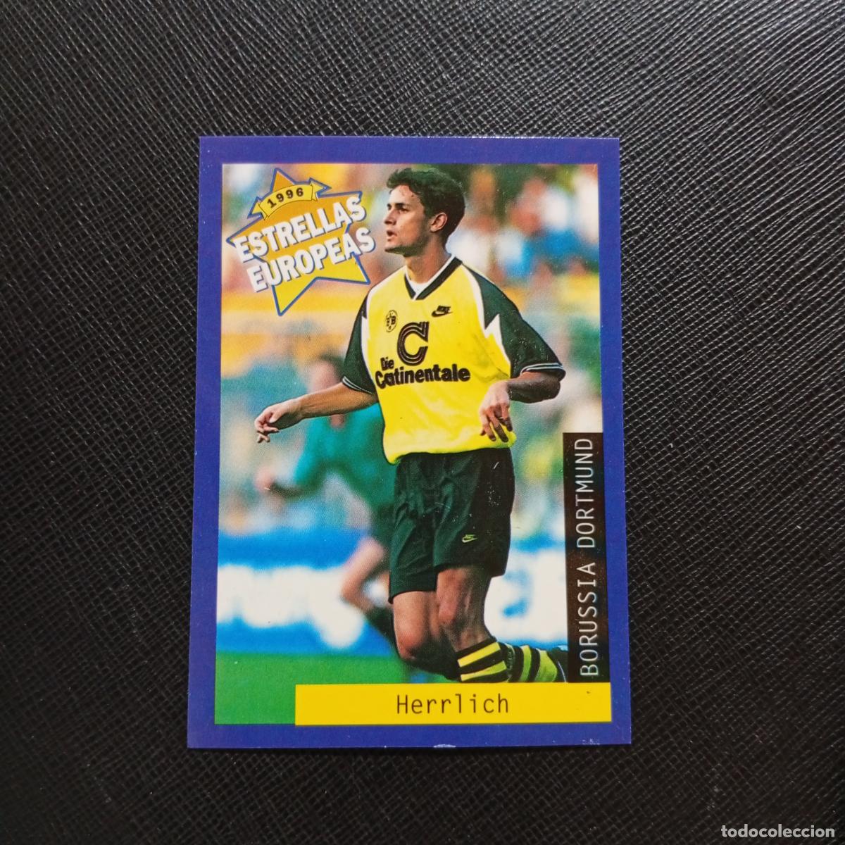 Cromos de f&uacute;tbol: 17 HERRLICH BORUSSIA DORTMUND PANINI ESTRELLAS EUROPEAS 1996 CROMO FUTBOL 96 - A193 PG127