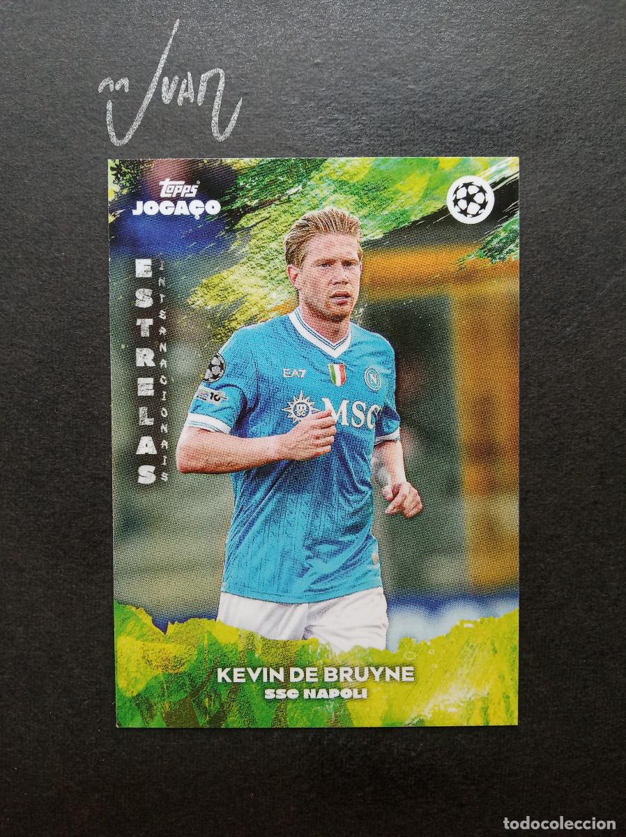 Cromos de f&uacute;tbol: ESTRELAS INTERNACIONAIS KEVIN DE BRUYNE NAPOLES ⚽ TOPPS &reg; JOGA&Ccedil;O BRASIL 2025 2026 25 26 NUEVO