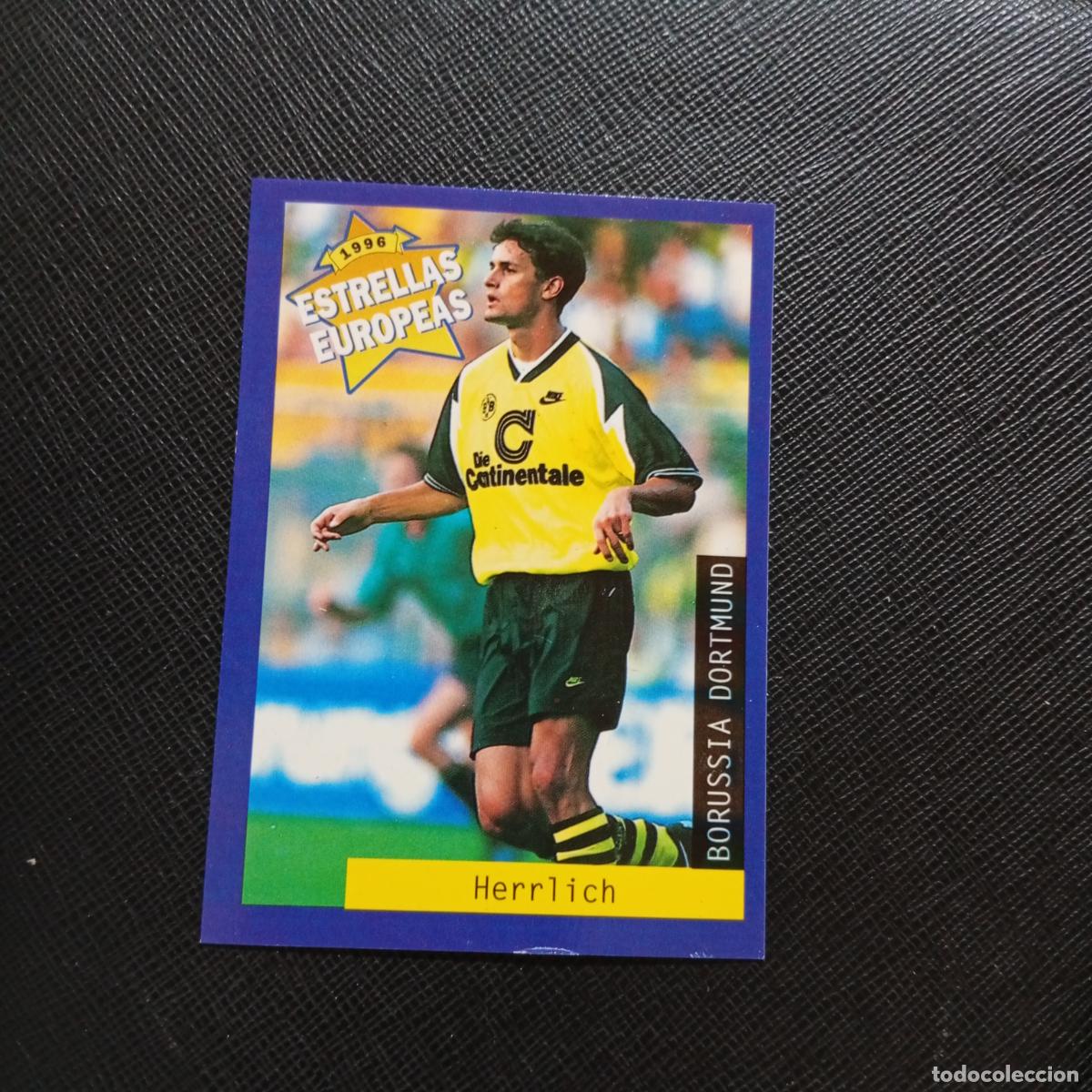 Cromos de f&uacute;tbol: 17 HERRLICH BORUSSIA DORTMUND PANINI ESTRELLAS EUROPEAS 1996 CROMO FUTBOL 96 - A193 PG127 B