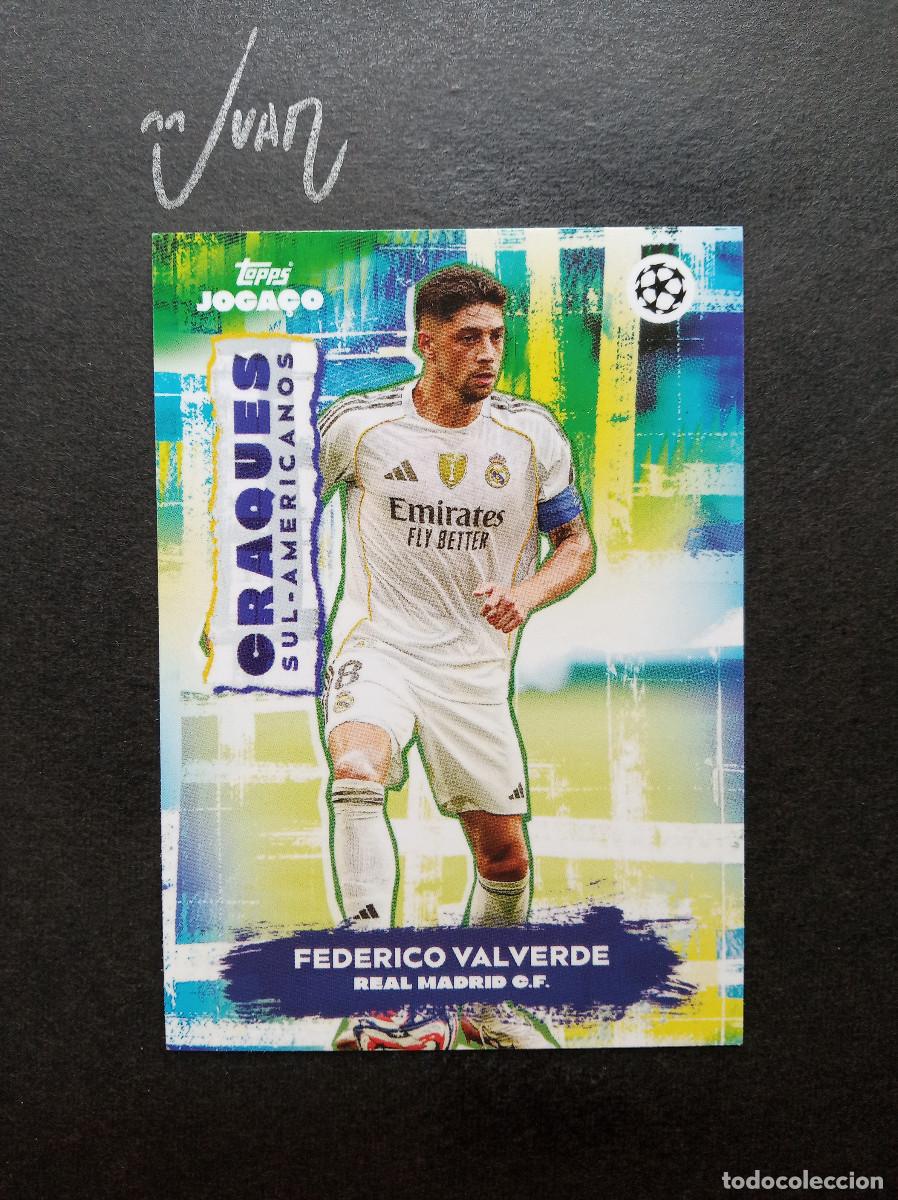 Cromos de f&uacute;tbol: CRAQUES SUL AMERICANOS VALVERDE REAL MADRID URUGUAY ⚽ TOPPS &reg; JOGA&Ccedil;O BRASIL 2025 2026 25 26 NUEVO