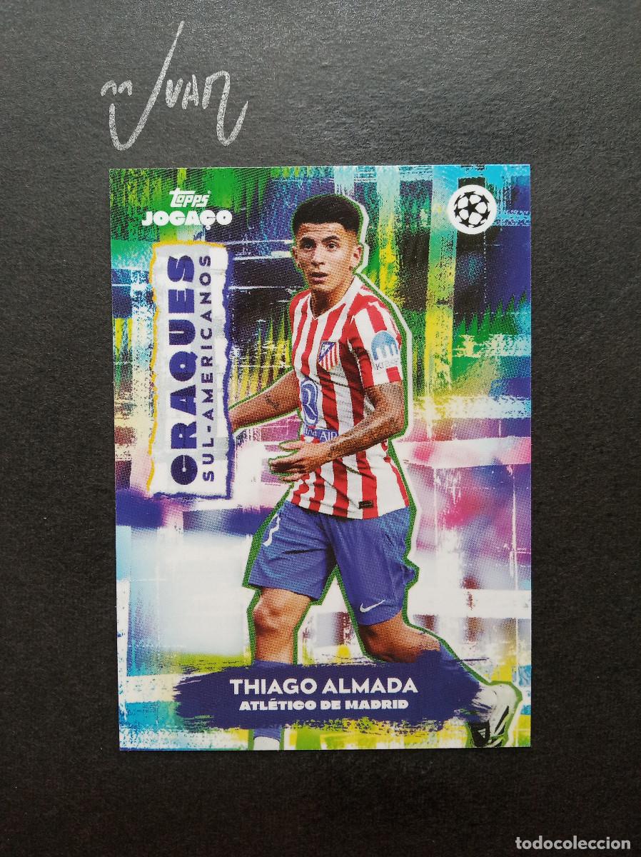 Fu&szlig;ball-Sticker: CRAQUES SUL AMERICANOS THIAGO ALMADA ATLETICO MADRID ⚽ TOPPS &reg; JOGA&Ccedil;O BRASIL 2025 2026 25 26 NUEVO