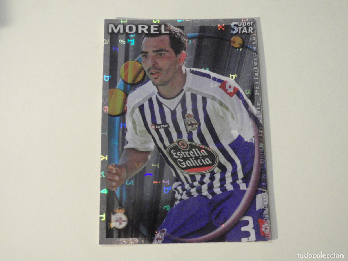 Cromos de f&uacute;tbol: 266 MOREL Deportivo SUPERSTAR LETRAS. MUNDICROMO 2010 2011. LAS FICHAS QUIZ DE LA LIGA 10 11