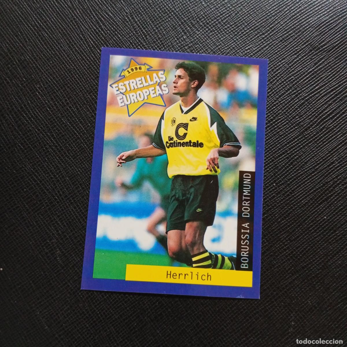 Cromos de f&uacute;tbol: 17 HERRLICH BORUSSIA DORTMUND PANINI ESTRELLAS EUROPEAS 1996 CROMO FUTBOL 96 - A193 PG163