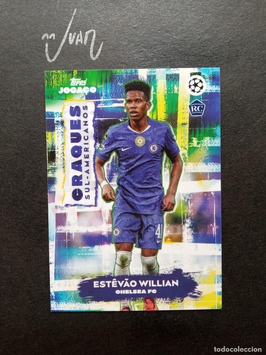 Cromos de f&uacute;tbol: CRAQUES SUL AMERICANOS ROOKIE ESTEVAO WILLIAN CHELSEA ⚽ TOPPS &reg; JOGA&Ccedil;O BRASIL 2025 2026 25 26 NUEVO