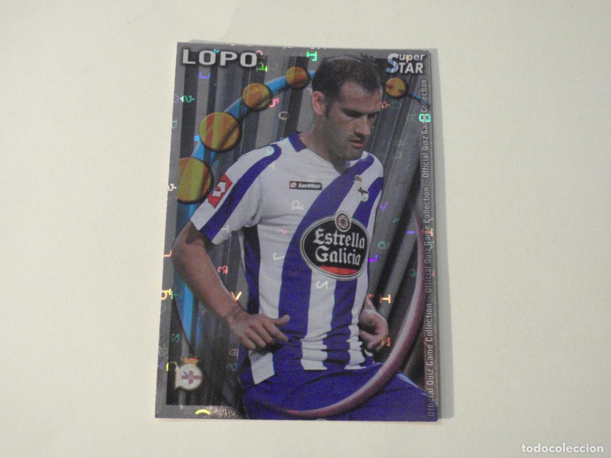 Cromos de f&uacute;tbol: 267 LOPO Deportivo SUPERSTAR LETRAS. MUNDICROMO 2010 2011. LAS FICHAS QUIZ DE LA LIGA 10 11