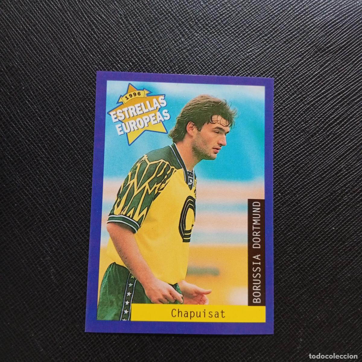 Cromos de f&uacute;tbol: 16 CHAPUISAT BORUSSIA DORTMUND PANINI ESTRELLAS EUROPEAS 1996 CROMO FUTBOL 96 - A193 PG208