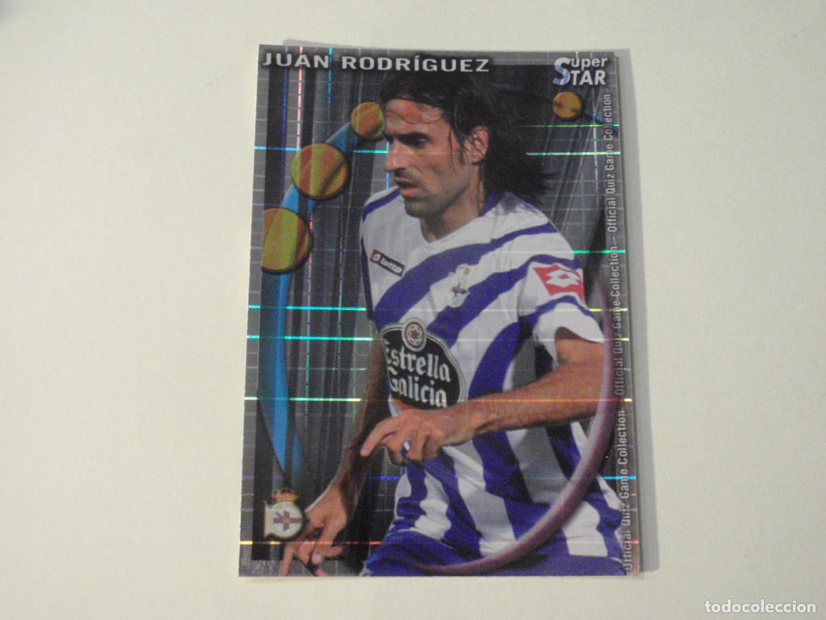 Cromos de f&uacute;tbol: 268 JUAN RODRIGUEZ Deportivo SUPERSTAR CUADROS MUNDICROMO 2010 2011 LAS FICHAS QUIZ DE LA LIGA 10 11