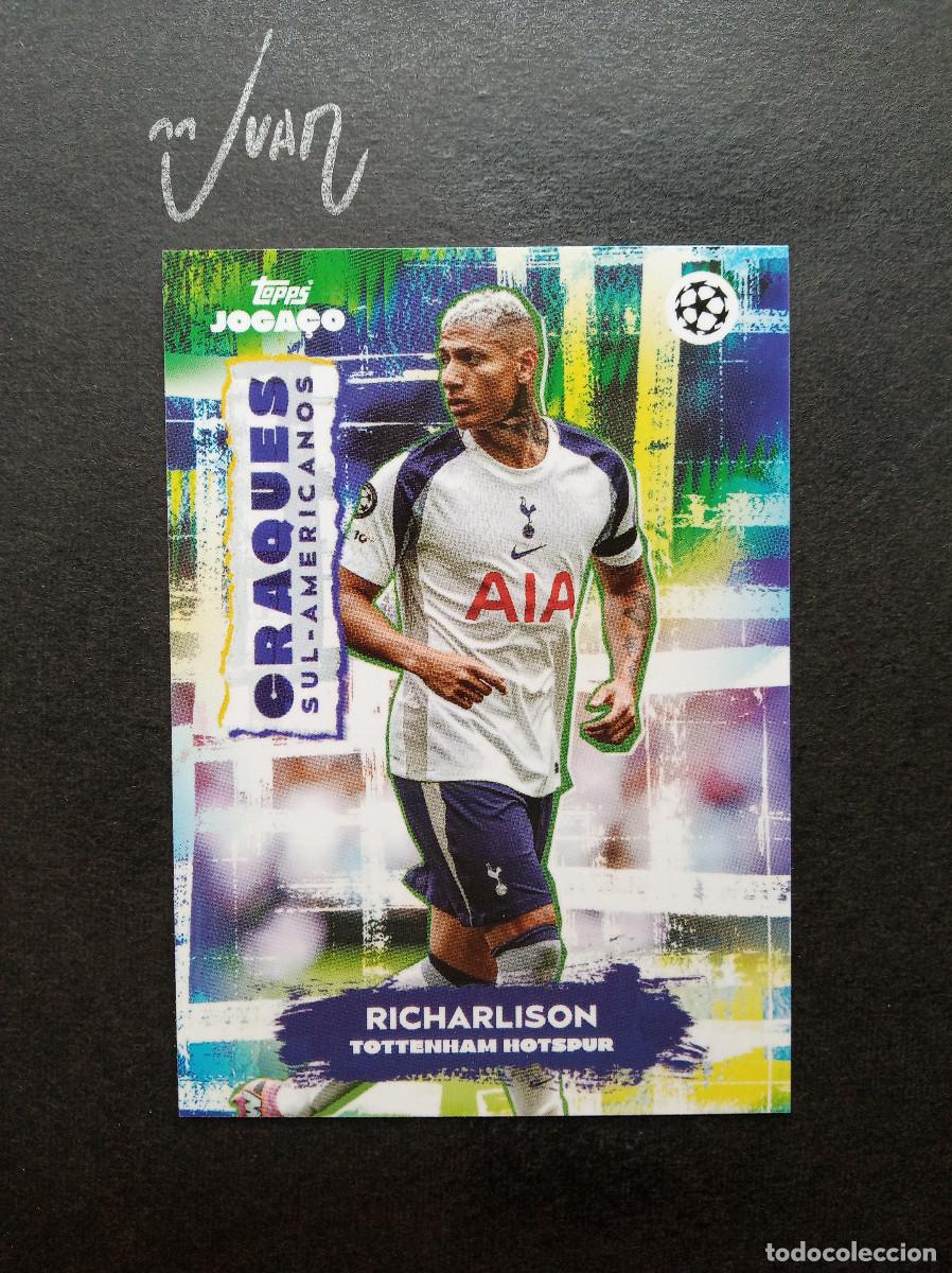 Cromos de f&uacute;tbol: CRAQUES SUL AMERICANOS RICHARLISON TOTTENHAM HOTSPUR ⚽ TOPPS &reg; JOGA&Ccedil;O BRASIL 2025 2026 25 26 NUEVO
