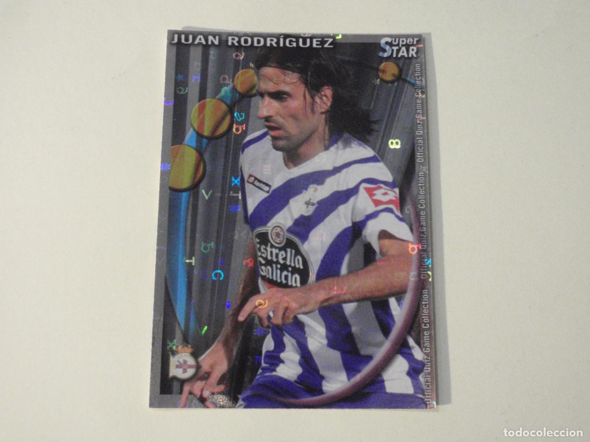 Cromos de f&uacute;tbol: 268 JUAN RODRIGUEZ Deportivo SUPERSTAR LETRAS MUNDICROMO 2010 2011 LAS FICHAS QUIZ DE LA LIGA 10 11