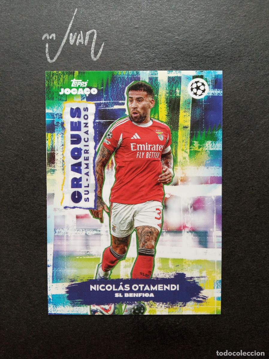 Cromos de f&uacute;tbol: CRAQUES SUL AMERICANOS OTAMENDI SL BENFICA ARGENTINA ⚽ TOPPS &reg; JOGA&Ccedil;O BRASIL 2025 2026 25 26 NUEVO