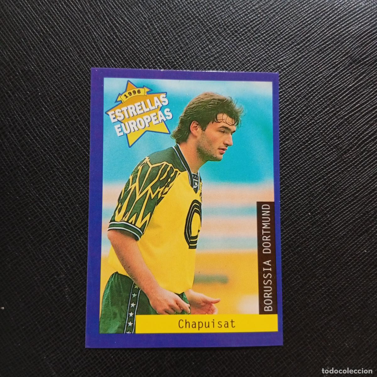 Cromos de f&uacute;tbol: 16 CHAPUISAT BORUSSIA DORTMUND PANINI ESTRELLAS EUROPEAS 1996 CROMO FUTBOL 96 - A193 PG226 B
