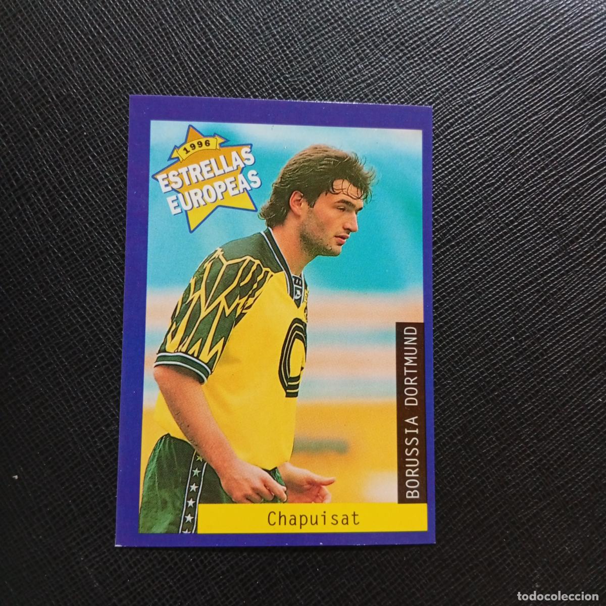 Cromos de f&uacute;tbol: 16 CHAPUISAT BORUSSIA DORTMUND PANINI ESTRELLAS EUROPEAS 1996 CROMO FUTBOL 96 - A193 PG244