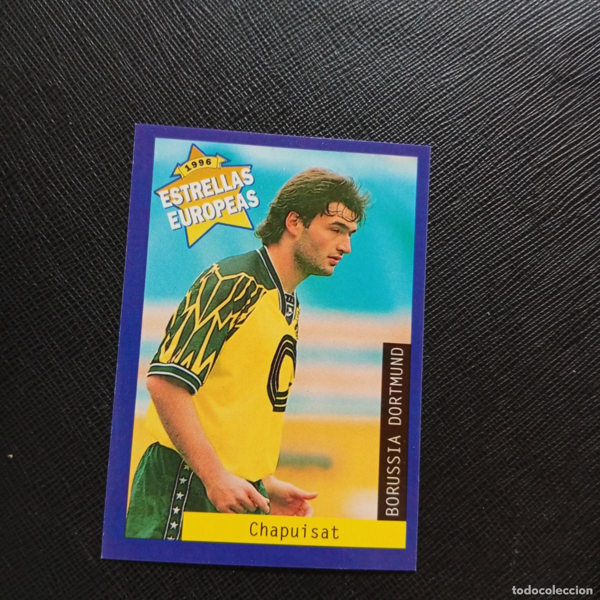 Cromos de f&uacute;tbol: 16 CHAPUISAT BORUSSIA DORTMUND PANINI ESTRELLAS EUROPEAS 1996 CROMO FUTBOL 96 - A193 PG280