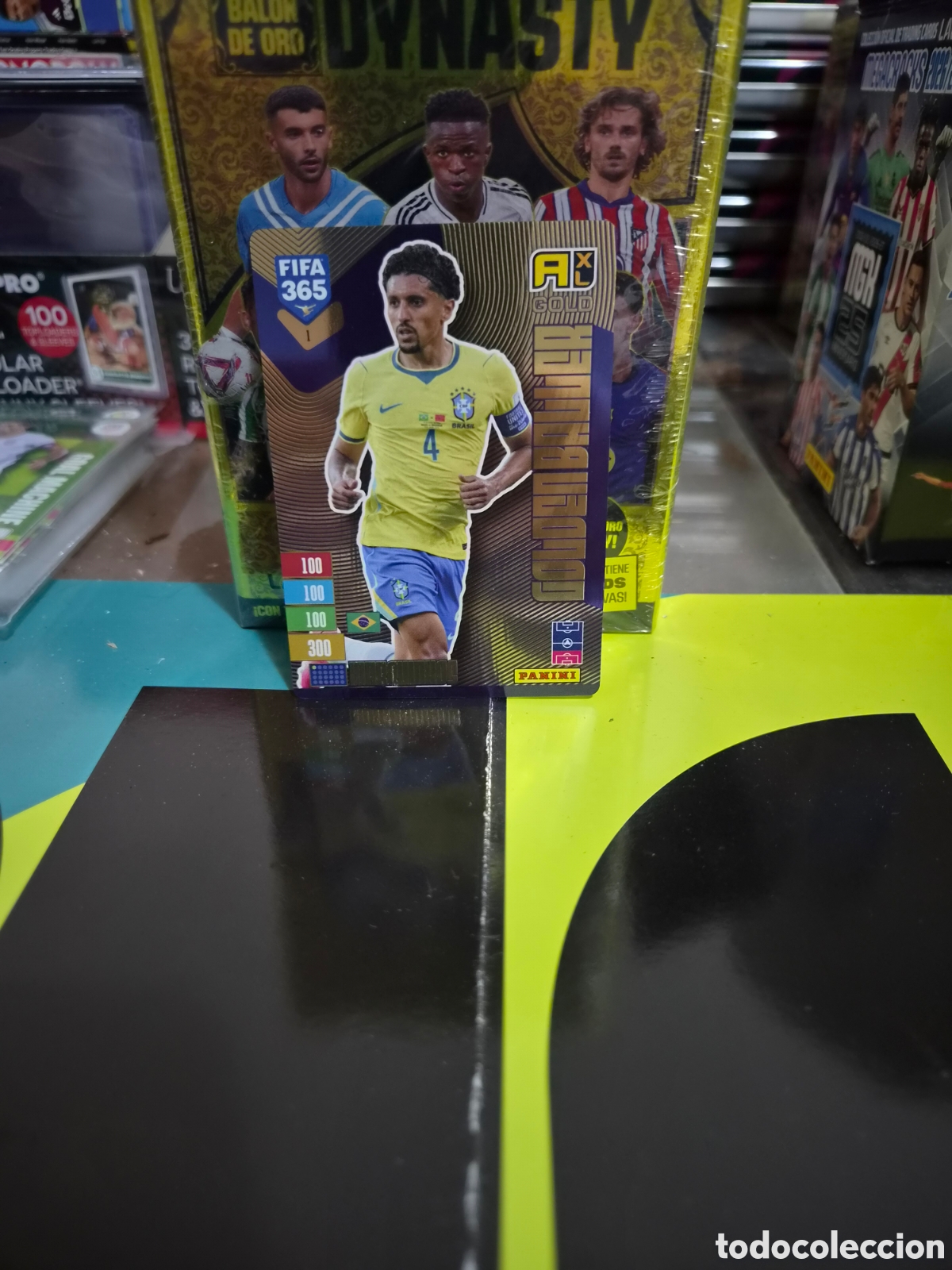 Cromos de f&uacute;tbol: N&deg;1 Golden Baller Marquinhos FIFA 365 2027