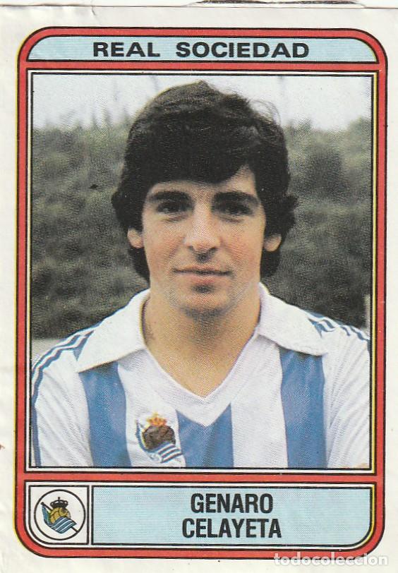Cromos de f&uacute;tbol: 10279- CROMO RECUPERADO FUTBOL 82 PANINI CELAYETA (REAL SOCIEDAD)