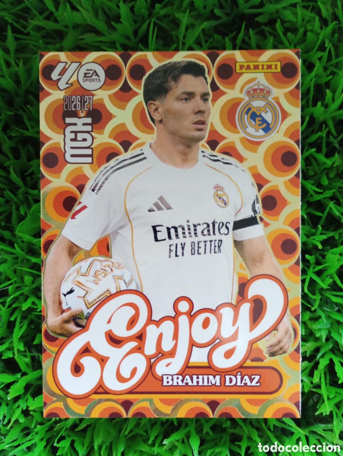 Figurine di Calcio: Brahim Diaz Real Madrid ENJOY Megacracks 26-27 # 380