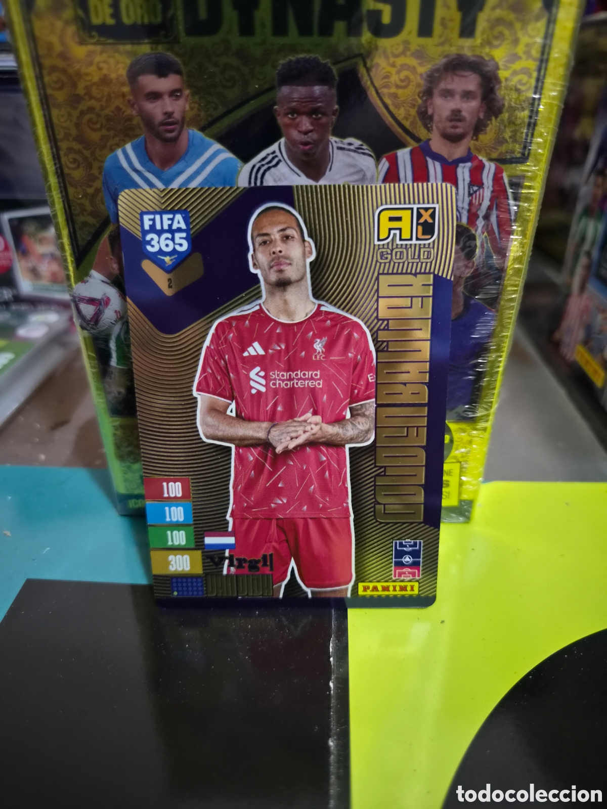 Cromos de f&uacute;tbol: N&deg;2 Golden Baller Van Dijk FIFA 365 2027