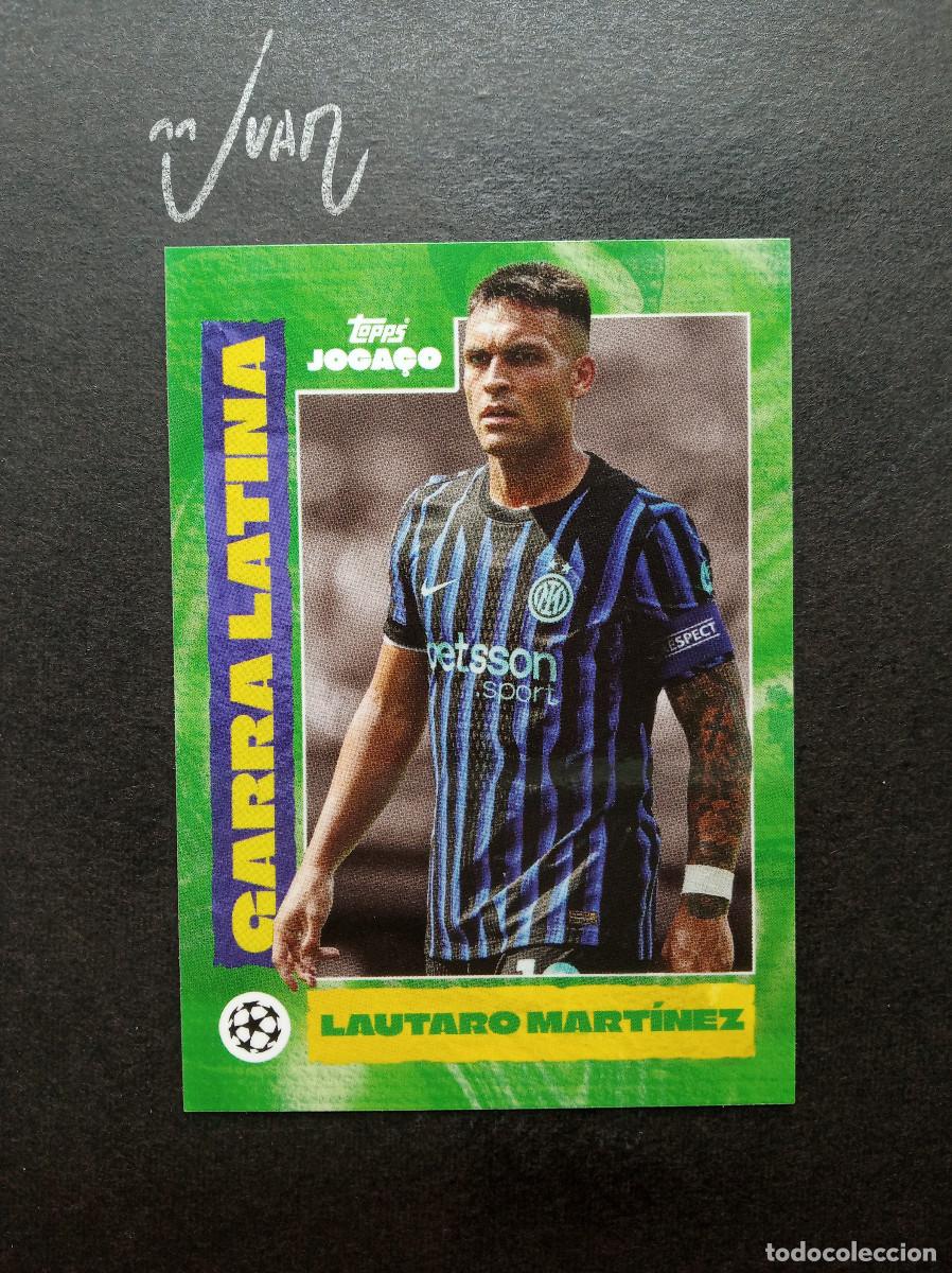 Cromos de f&uacute;tbol: GARRA LATINA LAUTARO MARTINEZ INTER MILAN ARGENTINA ⚽ TOPPS &reg; JOGA&Ccedil;O BRASIL 2025 2026 25 26 NUEVO