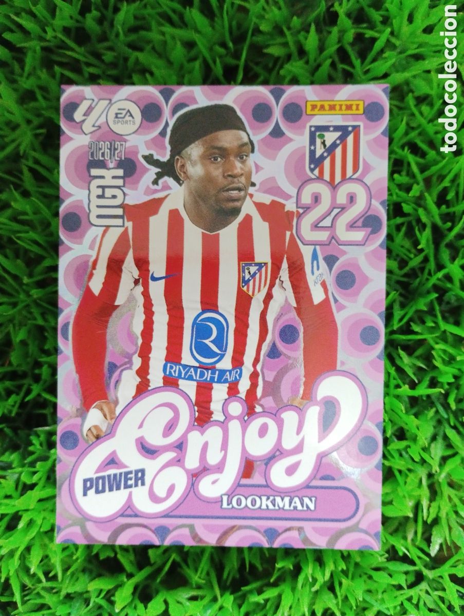 Figurine di Calcio: Lookman Atletico De Madrid ENJOY POWER Megacracks 26-27 # 385 P