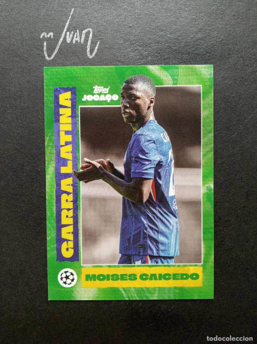Football Stickers: GARRA LATINA LAUTARO MOISES CAICEDO CHELSEA ECUADOR ⚽ TOPPS &reg; JOGA&Ccedil;O BRASIL 2025 2026 25 26 NUEVO