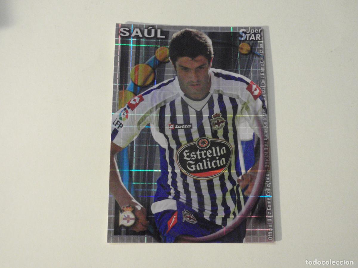 Cromos de f&uacute;tbol: 270 SAUL Deportivo SUPERSTAR CUADROS. MUNDICROMO 2010 2011 LAS FICHAS QUIZ DE LA LIGA 10 11
