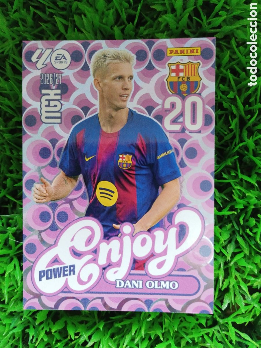 Figurine di Calcio: Dani Olmo Barcelona ENJOY POWER Megacracks 26-27 # 381 P