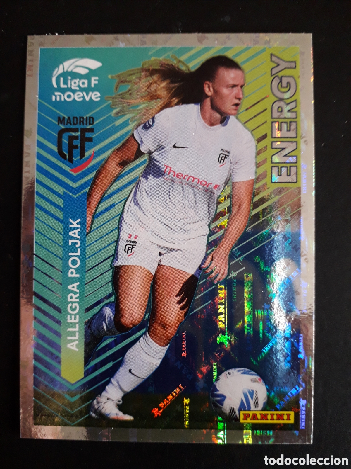 Figurine di Calcio: ALLEGRA POLJAK MADRID CFF ENERGY N&deg; 338 LIGA F FEMENINA 2025 2026 25 26 PANINI PEDIDO M&Iacute;NIMO 3&euro;