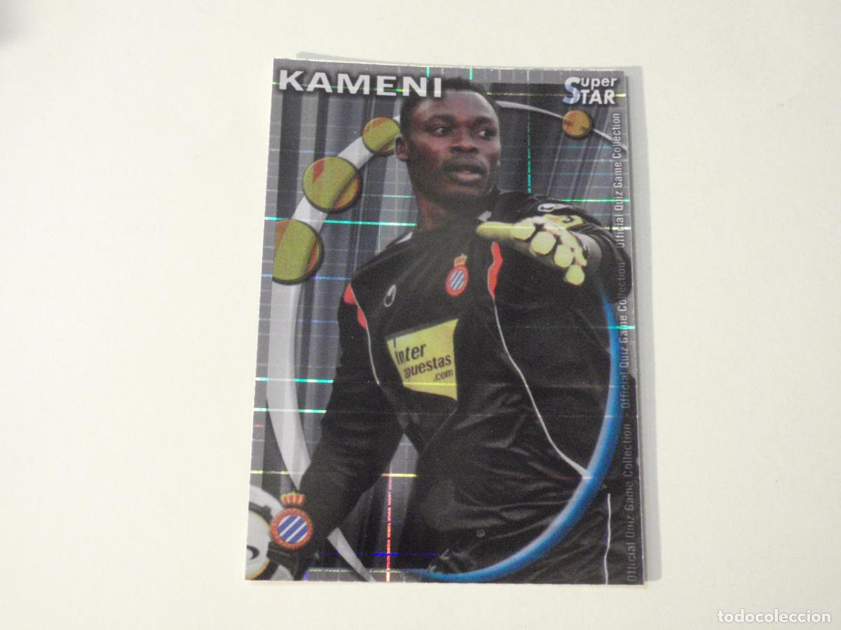 Cromos de f&uacute;tbol: 293 KAMENI Espanyol SUPERSTAR CUADROS. MUNDICROMO 2010 2011 LAS FICHAS QUIZ DE LA LIGA 10 11