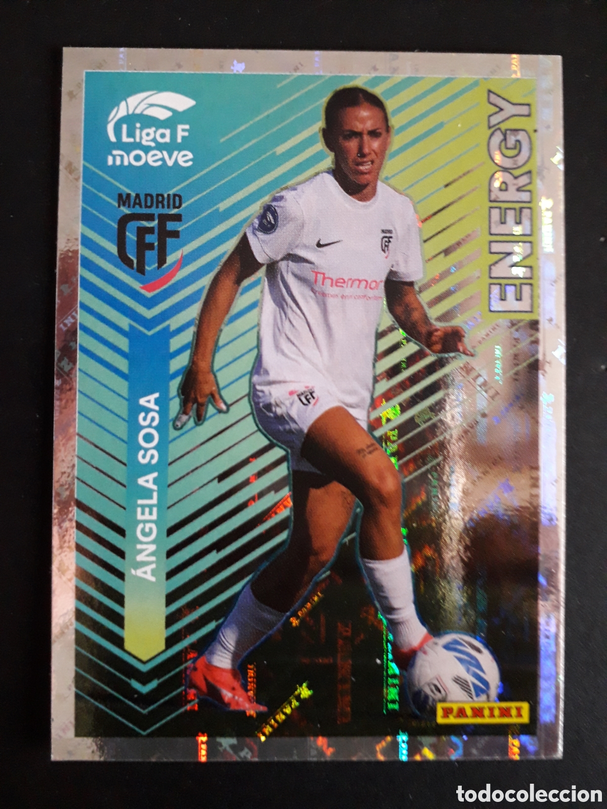 Cromos de f&uacute;tbol: &Aacute;NGELA SOSA MADRID CFF ENERGY N&deg; 333 LIGA F FEMENINA 2025 2026 25 26 PANINI SIN PEG PEDIDO M&Iacute;NIMO 3&euro;