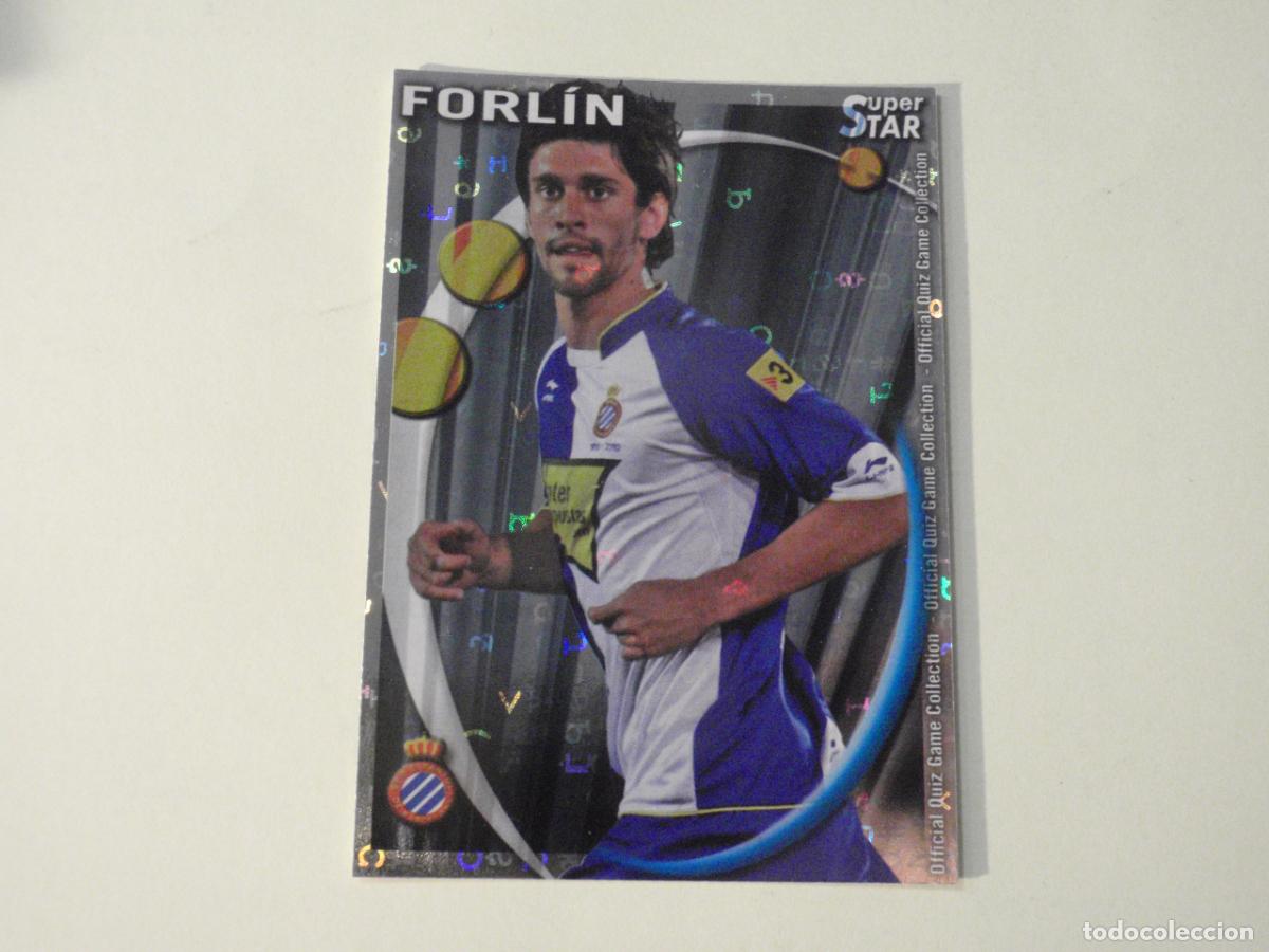 Cromos de f&uacute;tbol: 294 FORLIN Espanyol SUPERSTAR LETRAS. MUNDICROMO 2010 2011 LAS FICHAS QUIZ DE LA LIGA 10 11
