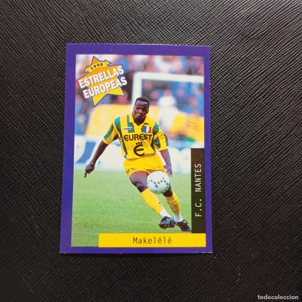 Cromos de f&uacute;tbol: 30 MAKELELE NANTES PANINI ESTRELLAS EUROPEAS 1996 CROMO FUTBOL 96 - A193 PG532