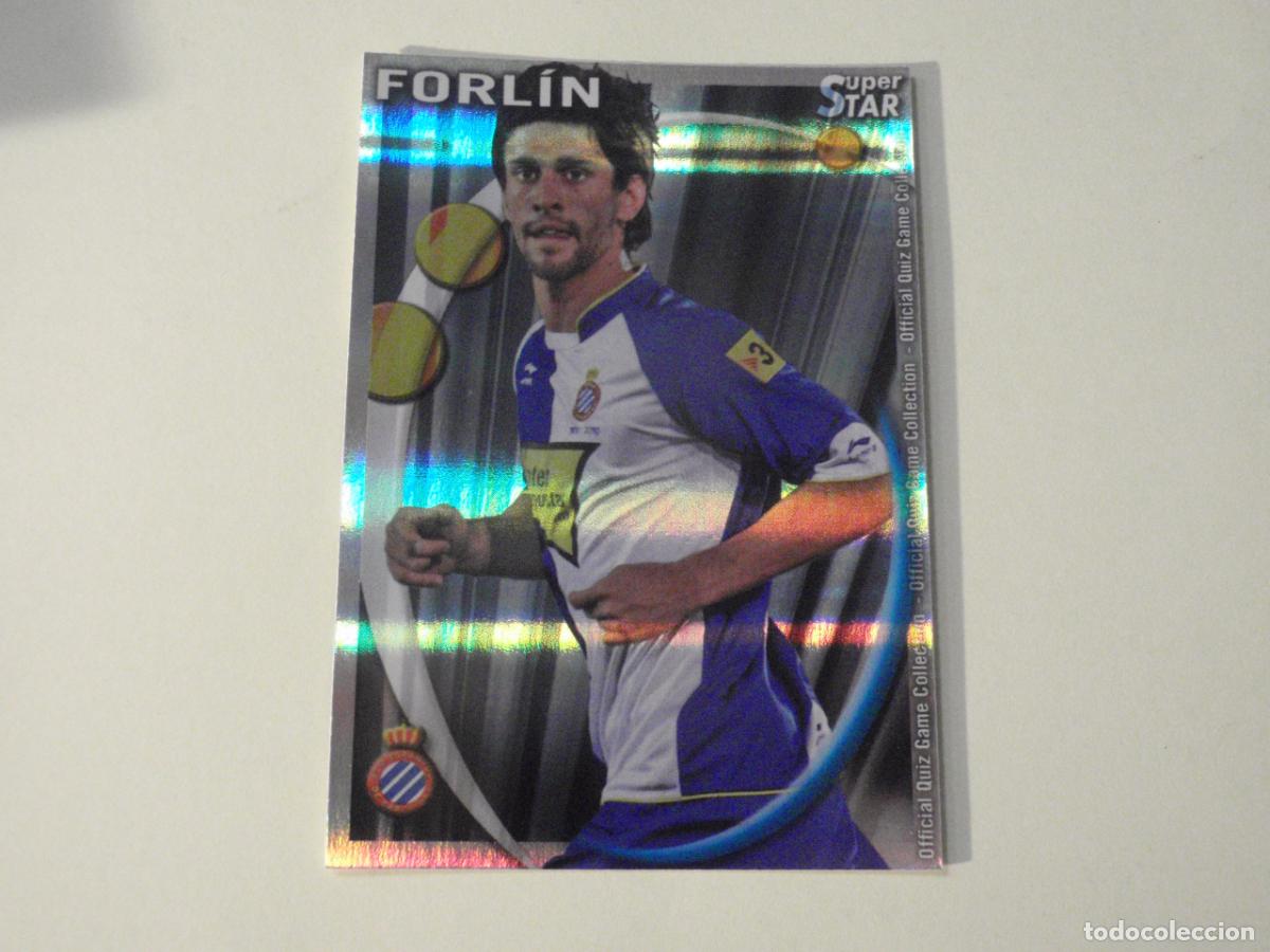 Cromos de f&uacute;tbol: 294 FORLIN Espanyol SUPERSTAR BRILLO HORIZONTAL. MUNDICROMO 2010 2011 LAS FICHAS QUIZ DE LA LIGA