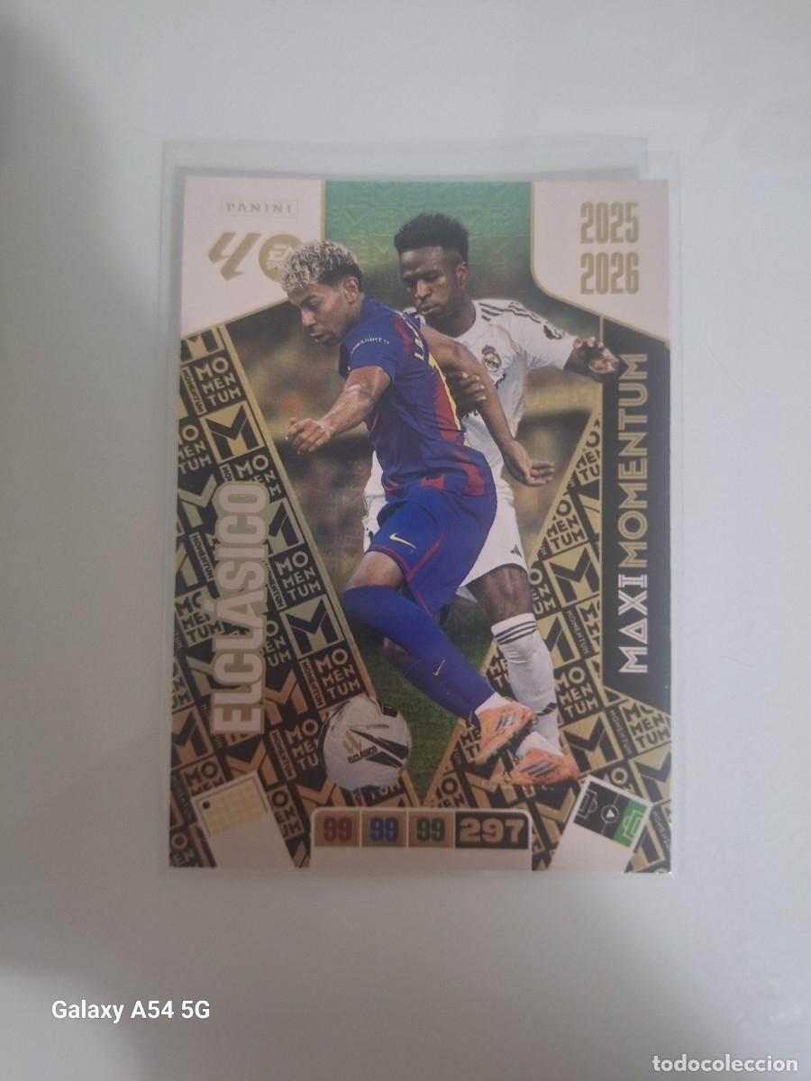Cartes &agrave; collectionner de Football: MOMENTUM EL CL&Aacute;SICO LAMINE YAMAL ADRENALYN 25 26 PERFECTO ESTADO