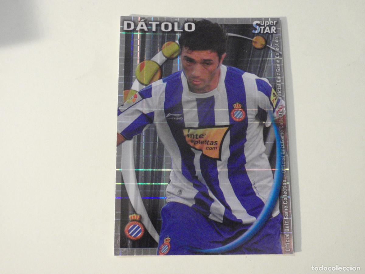 Cromos de f&uacute;tbol: 296 DATOLO Espanyol SUPERSTAR CUADROS. MUNDICROMO 2010 2011 LAS FICHAS QUIZ DE LA LIGA 10 11