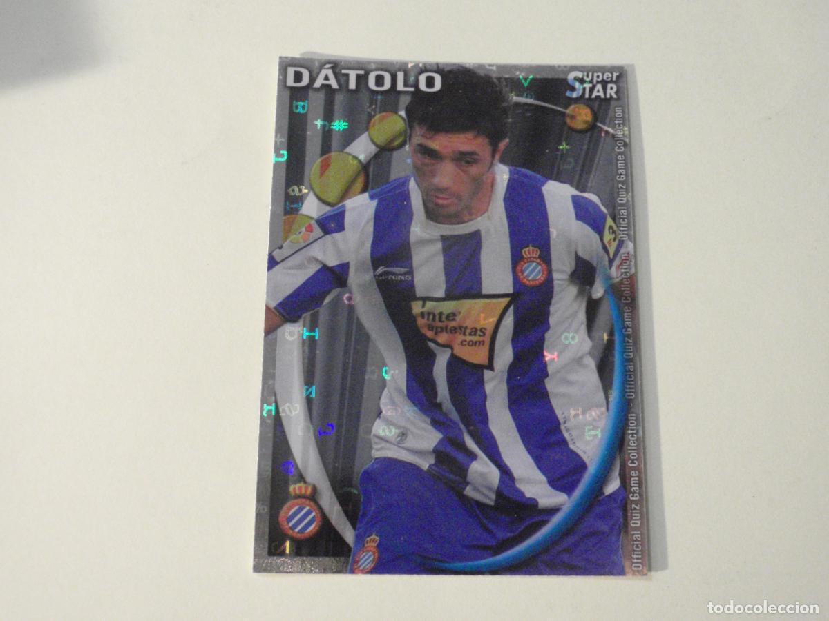 Cromos de f&uacute;tbol: 296 DATOLO Espanyol SUPERSTAR LETRAS. MUNDICROMO 2010 2011 LAS FICHAS QUIZ DE LA LIGA 10 11