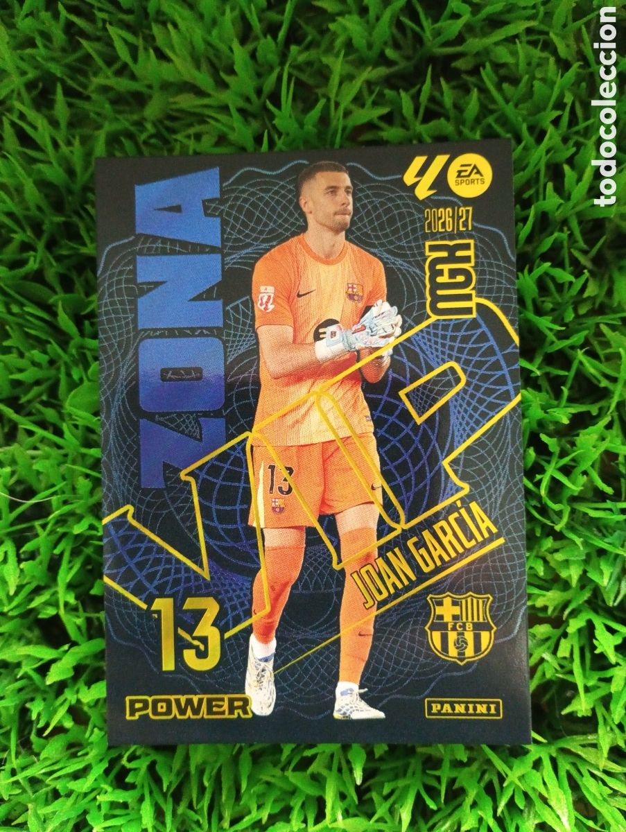 Cromos de f&uacute;tbol: Joan Garcia Barcelona ZONA VIP POWER Megacracks 26-27 # 399 P