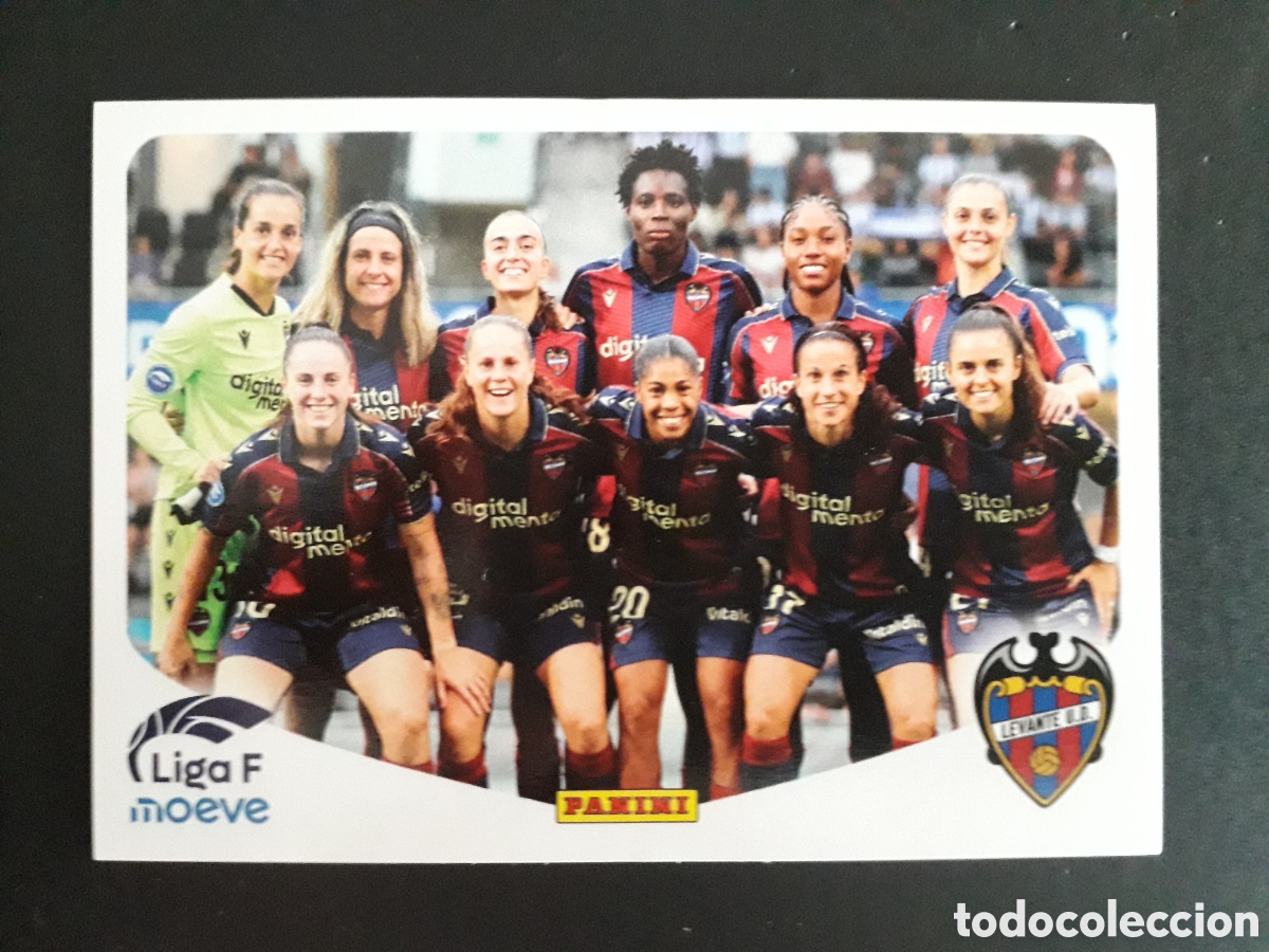 Cromos de f&uacute;tbol: EQUIPO LEVANTE N&deg; 223 LIGA F FEMENINA 2025 2026 25 26 PANINI SIN PEGAR PEDIDO M&Iacute;NIMO 3&euro;