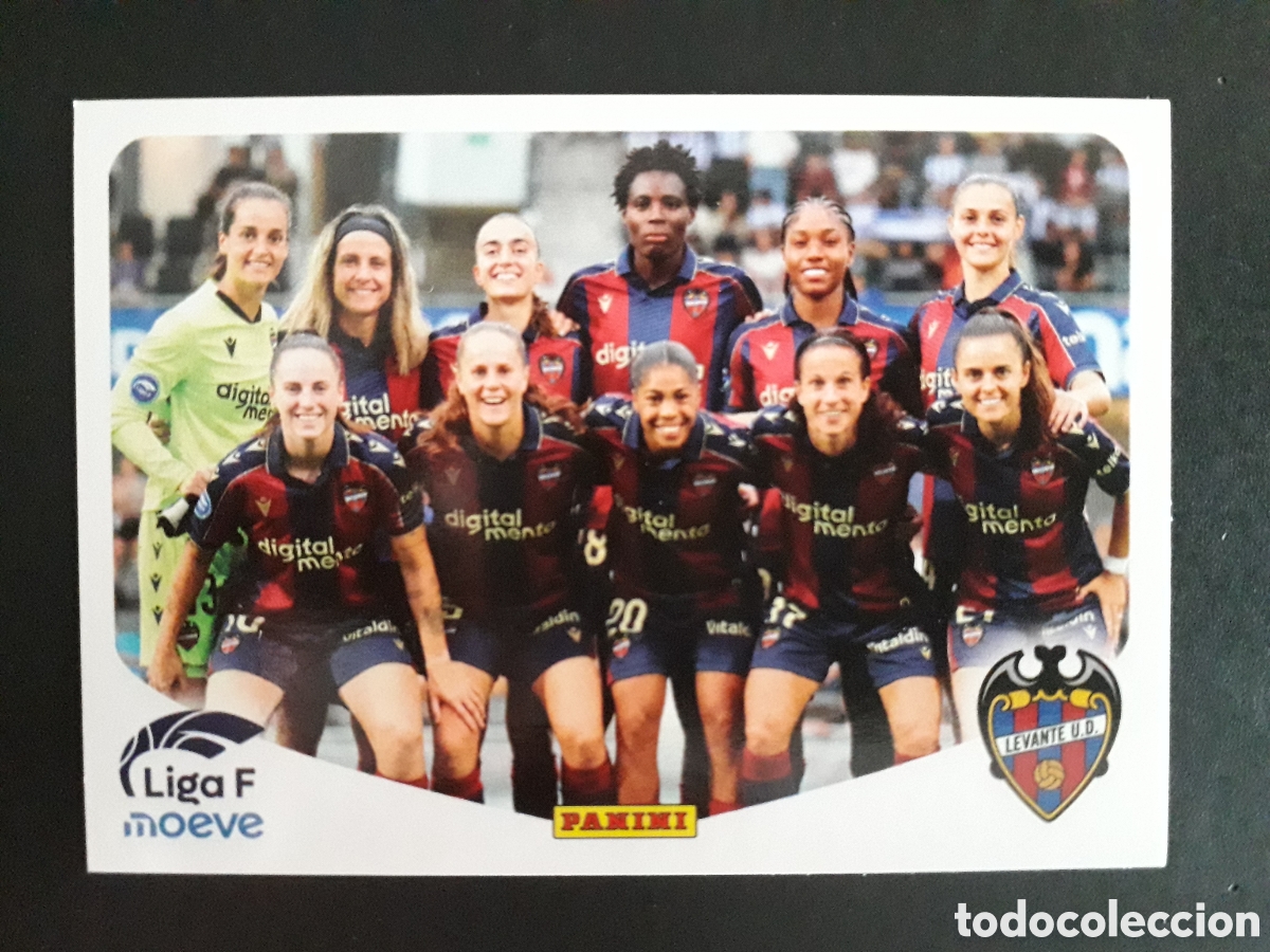Cromos de f&uacute;tbol: EQUIPO LEVANTE N&deg; 223 LIGA F FEMENINA 2025 2026 25 26 PANINI SIN PEGAR PEDIDO M&Iacute;NIMO 3&euro;