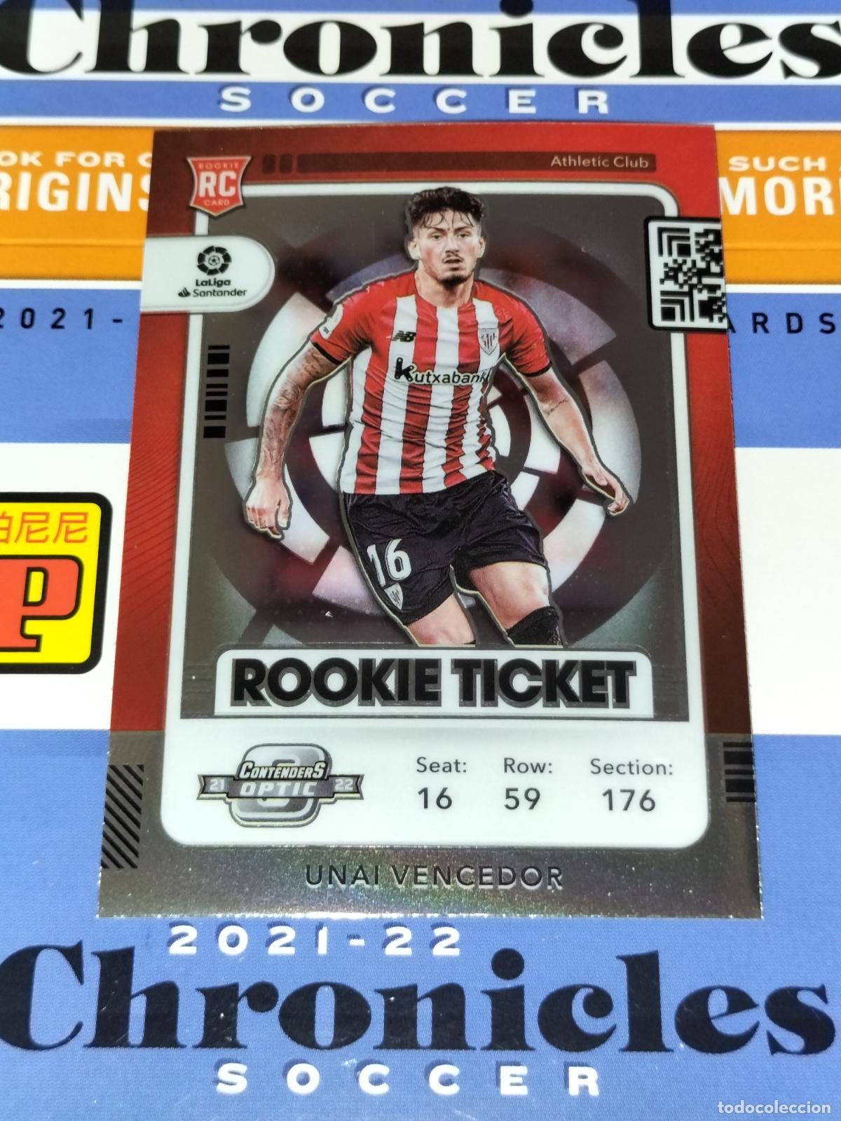 Cromos de f&uacute;tbol: N&ordm; 293 UNAI VENCEDOR RC ATHLETIC CLUB BILBAO CARD CHRONICLES LA LIGA SOCCER 2021 2022 21 22 PANINI