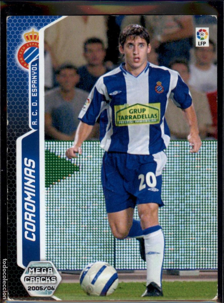 Cromos de f&uacute;tbol: Corominas N&ordm; 159 RCD Espanyol LFP Megacracks 2005 2006 Panini 05 06