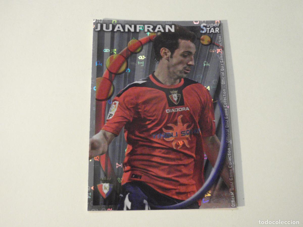 Cromos de f&uacute;tbol: 320 JUANFRAN Osasuna SUPERSTAR LETRAS. MUNDICROMO 2010 2011 LAS FICHAS QUIZ DE LA LIGA 10 11