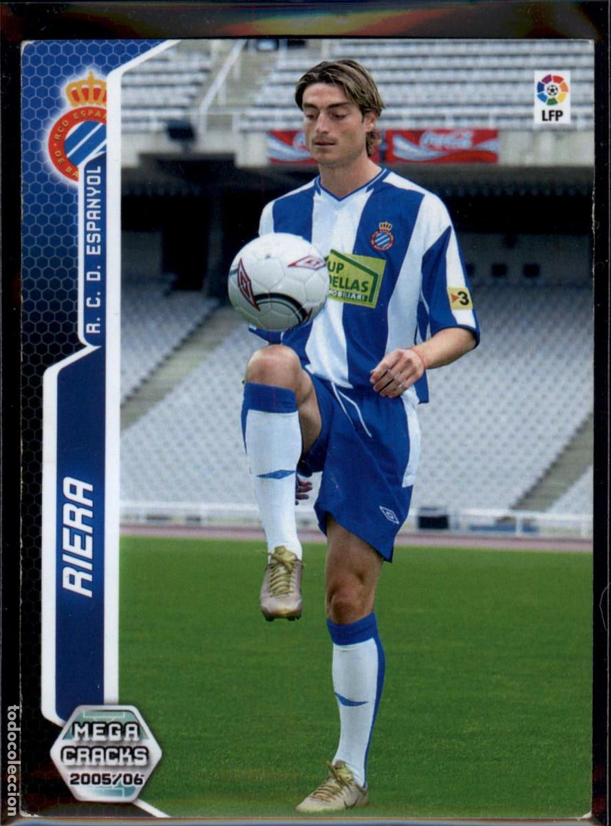 Cromos de f&uacute;tbol: Albert Riera Nuevo Fichaje N&ordm; 450 RCD Espanyol LFP Megacracks 2005 2006 Panini 05 06