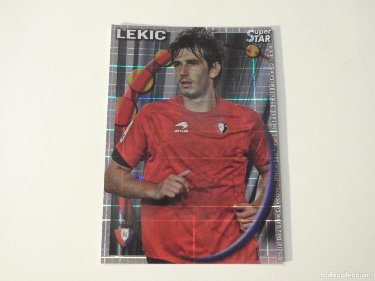 Cromos de f&uacute;tbol: 322 LEKIC Osasuna SUPERSTAR CUADROS. MUNDICROMO 2010 2011 LAS FICHAS QUIZ DE LA LIGA 10 11