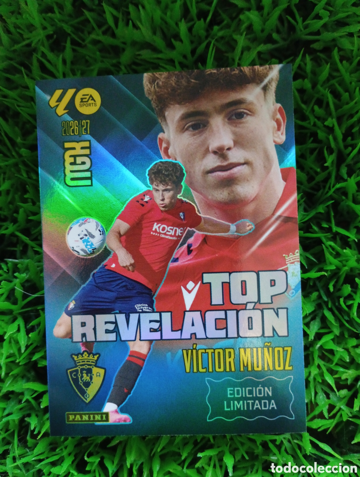 Cromos de f&uacute;tbol: Victor Mu&ntilde;oz Osasuna LIMITADA Megacracks 26-27