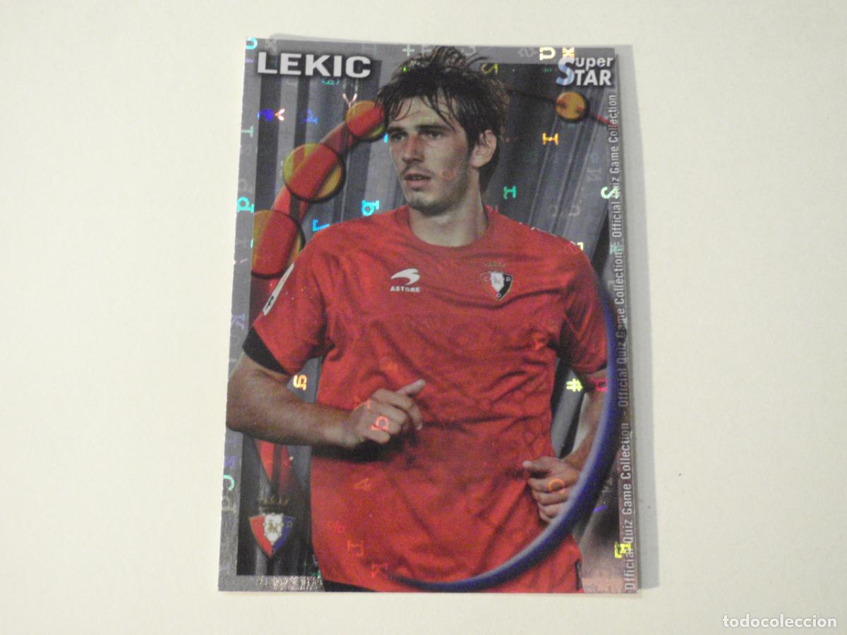 Cromos de f&uacute;tbol: 322 LEKIC Osasuna SUPERSTAR LETRAS. MUNDICROMO 2010 2011 LAS FICHAS QUIZ DE LA LIGA 10 11