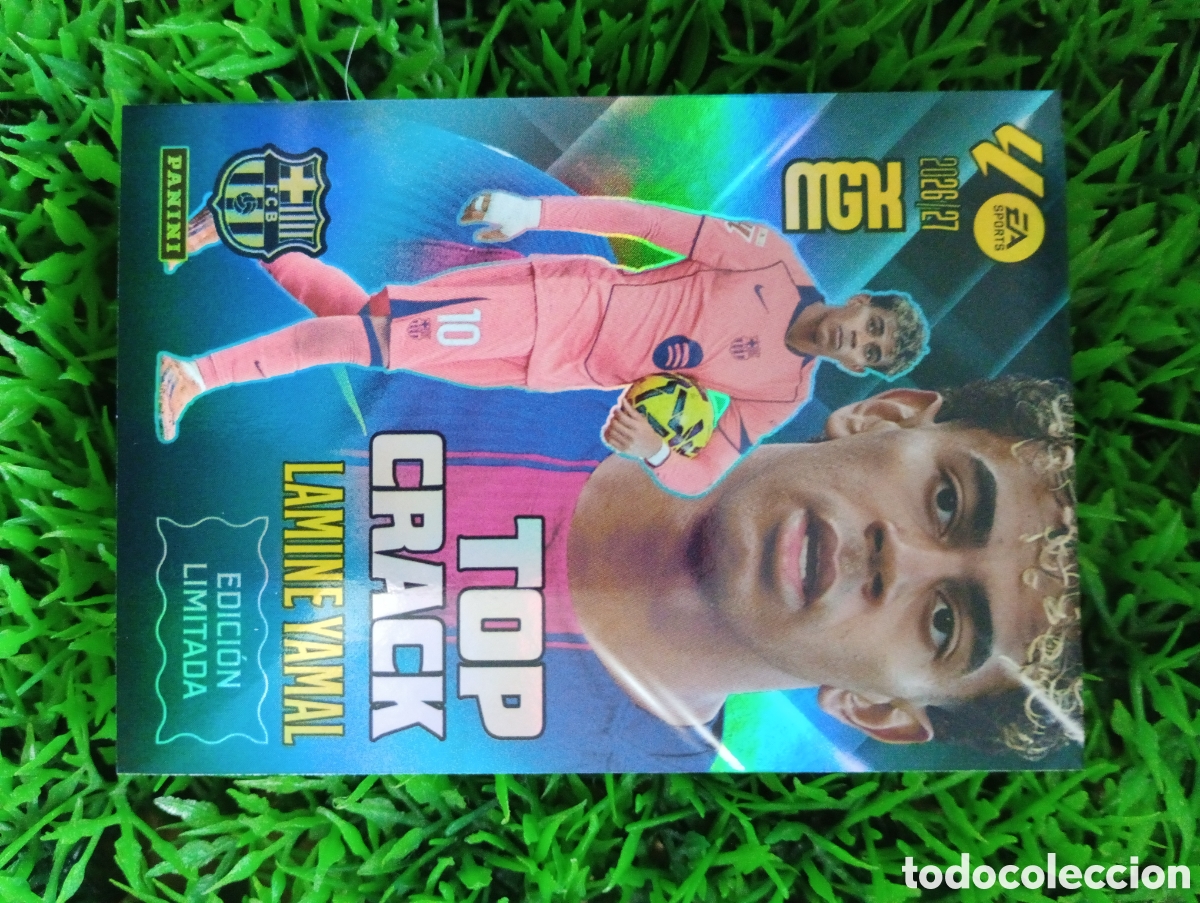 Cromos de f&uacute;tbol: Lamine Yamal Barcelona LIMITADA Megacracks 26-27